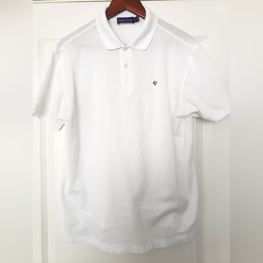 White purple label polo M